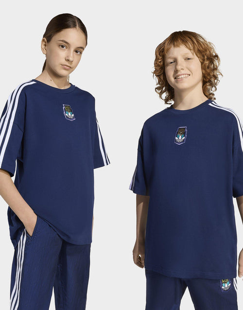 x Minecraft เสื้อยืดเด็กโต