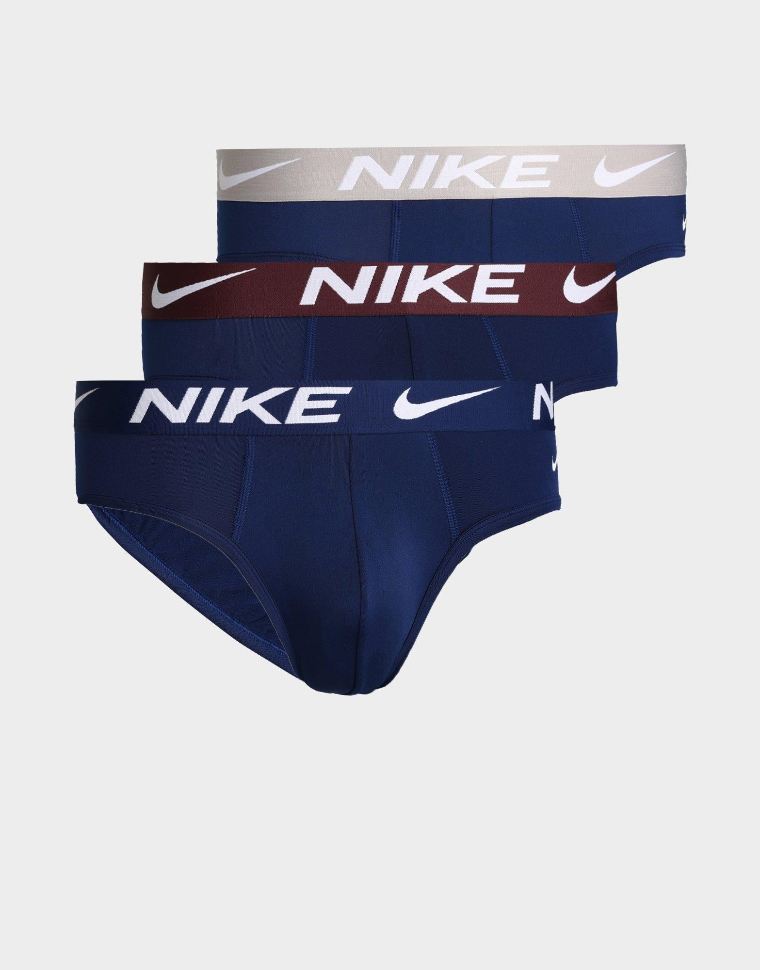 หลากสี Nike กางเกงชั้นในผู้ชาย Essential Micro Hip Brief (แพค 3) - JD ...