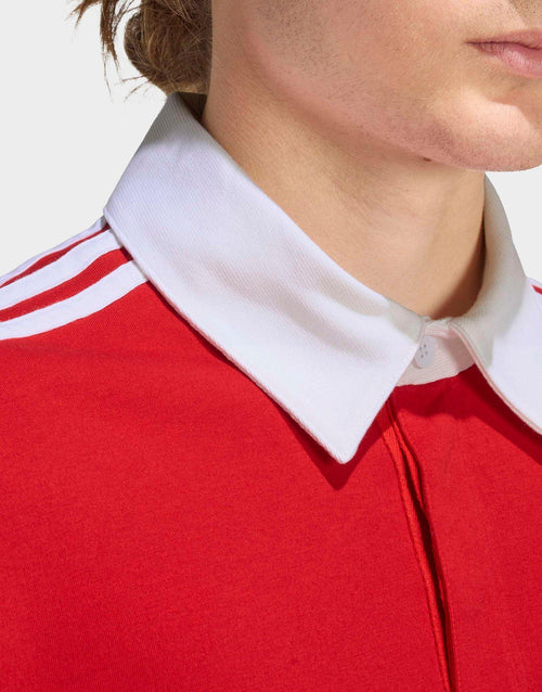 เสื้อแขนยาวผู้ชาย 3-Stripe Ruby Polo