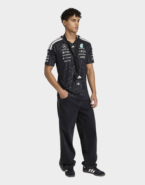 เสื้อแขนสั้นผู้ชาย Mercedes-AMG Petronas F1 Team Driver Jersey