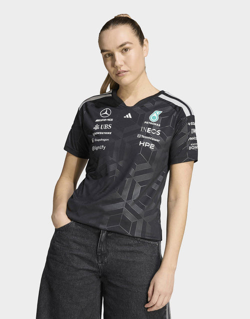 เสื้อแขนสั้นผู้หญิง Mercedes-AMG Petronas F1 Team Driver Jersey