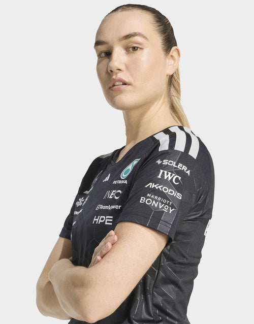 เสื้อแขนสั้นผู้หญิง Mercedes-AMG Petronas F1 Team Driver Jersey