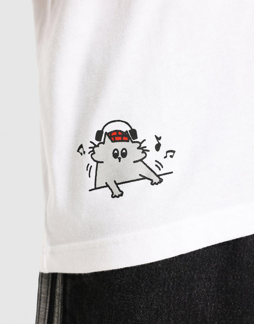 เสื้อยืดผู้ชาย Scratching Record
