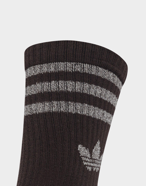 ถุงเท้า 3-Stripes Glitter Crew (แพค 3)