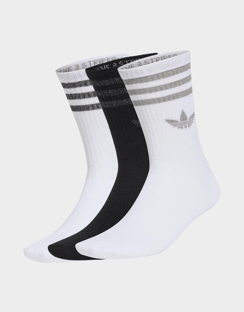 ถุงเท้า 3-Stripe Glitter Crew (แพค 3)