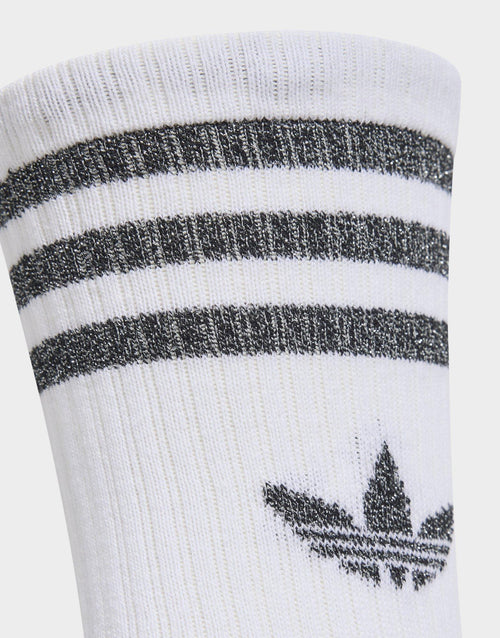ถุงเท้า 3-Stripe Glitter Crew (แพค 3)