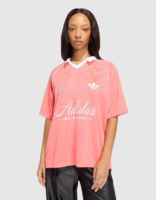 เสื้อแขนสั้นผู้หญิง Football Collar Jersey