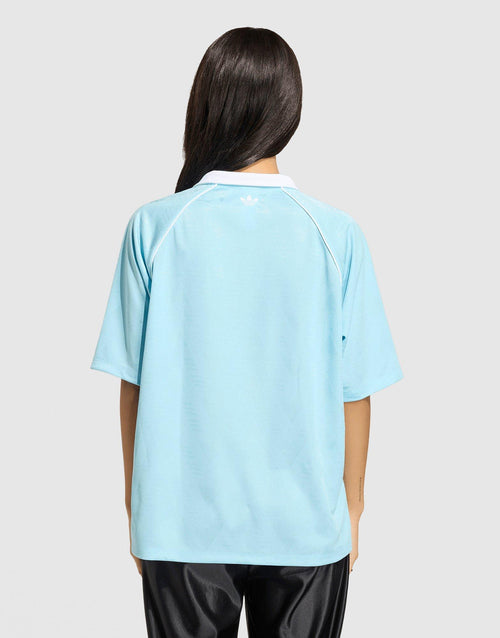 เสื้อแขนสั้นผู้หญิง Football Collar Jersey