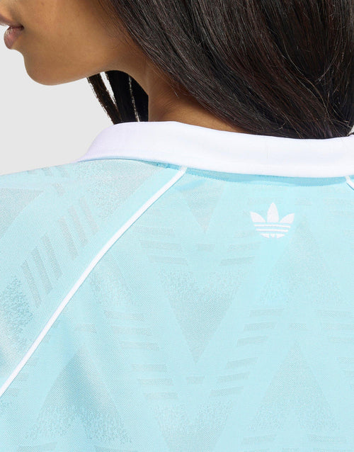 เสื้อแขนสั้นผู้หญิง Football Collar Jersey