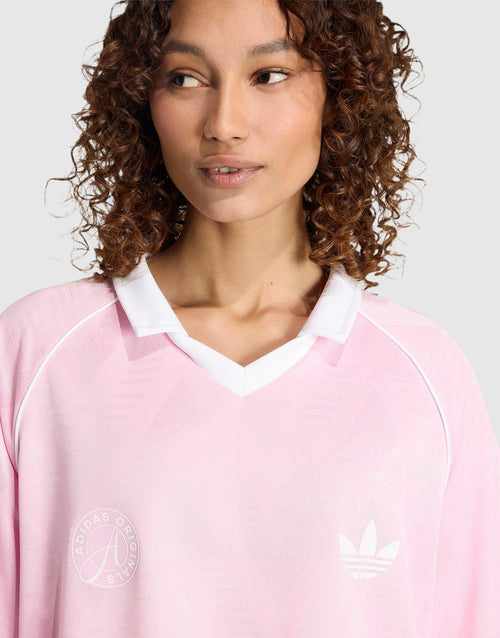 เสื้อแขนสั้นผู้หญิง Football Collar Jersey