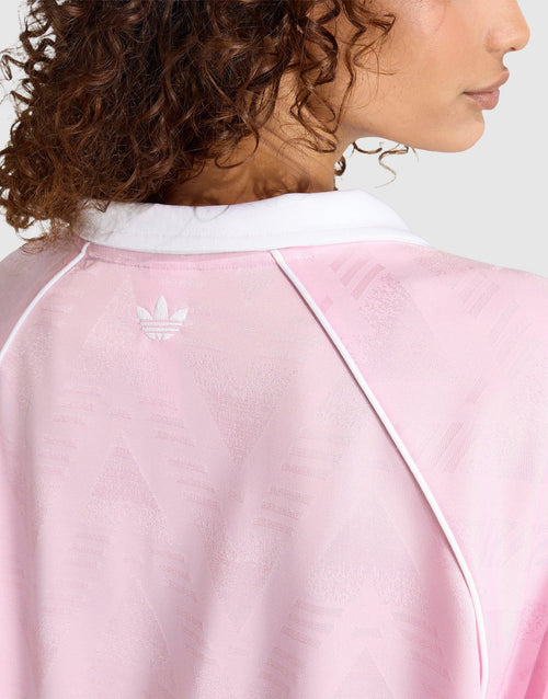 เสื้อแขนสั้นผู้หญิง Football Collar Jersey