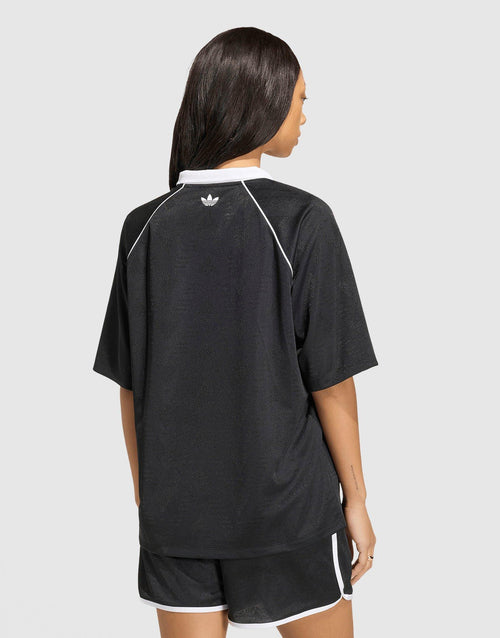 เสื้อแขนสั้นผู้หญิง Football Collar Jersey