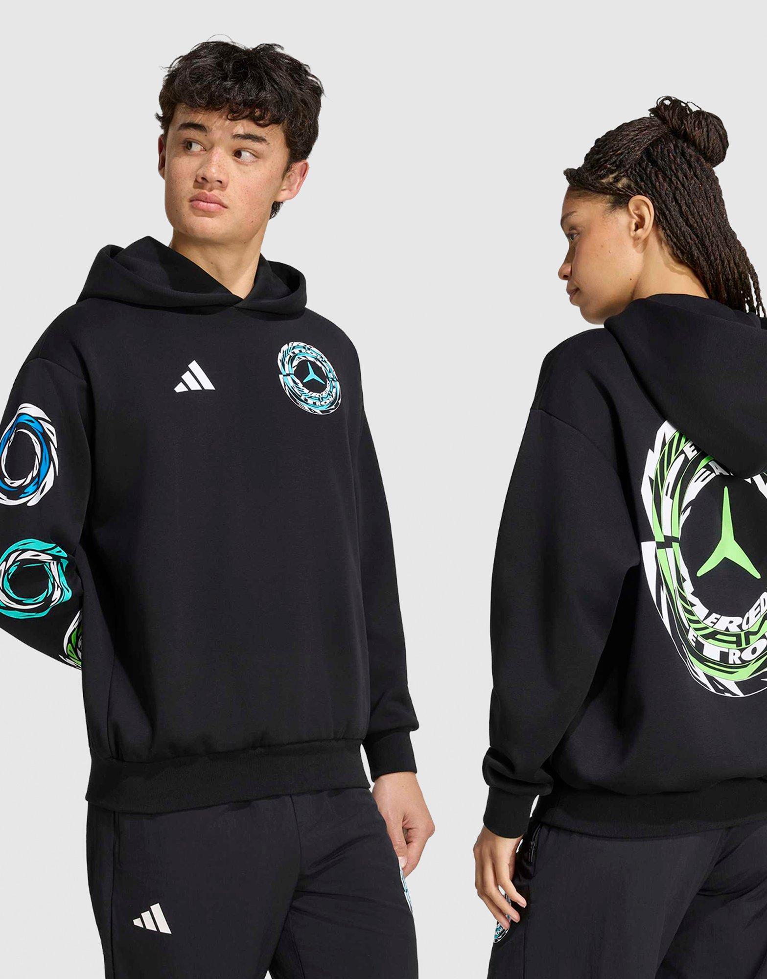เสื้อฮู้ดดี้ Mercedes - AMG Petronas F1 Team Lights On (Unisex)