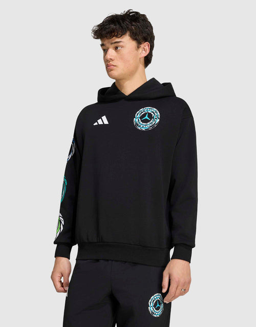 เสื้อฮู้ดดี้ Mercedes - AMG Petronas F1 Team Lights On (Unisex)