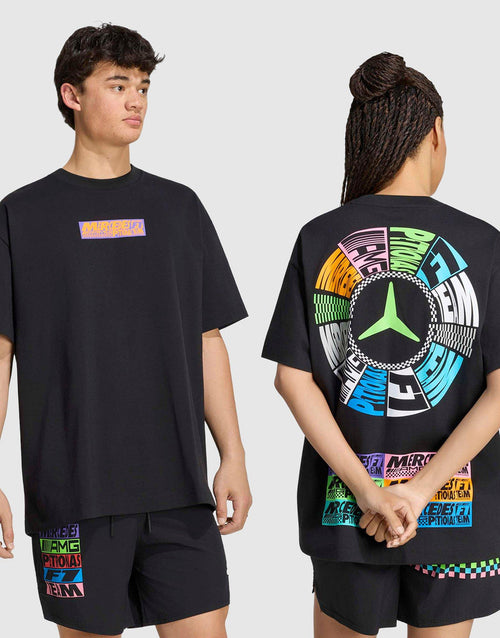 เสื้อยืด Mercedes - AMG Petronas F1 Team Lights On (Unisex)