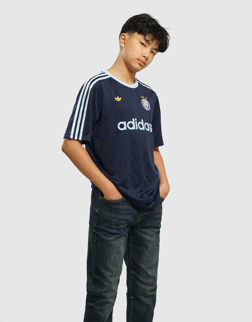 เสื้อแขนสั้นเด็กโต Jacquard