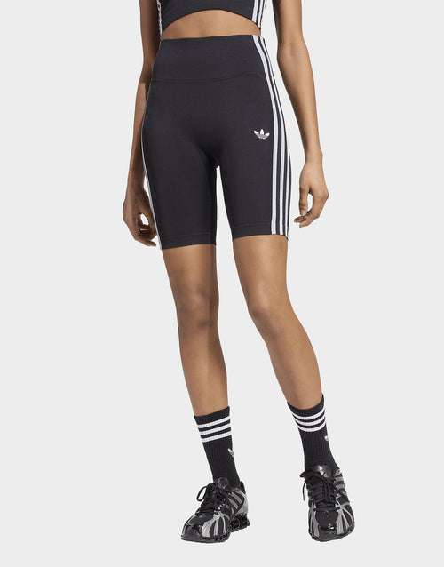 กางเกงเลกกิ้งผู้หญิง Essentials 3 Stripes Seamless