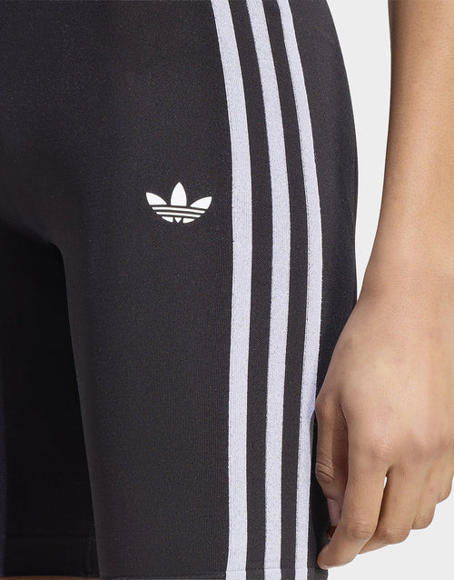 กางเกงเลกกิ้งผู้หญิง Essentials 3 Stripes Seamless