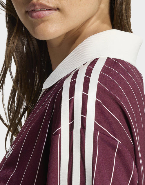 เสื้อแขนยาวผู้หญิง Pinstripe Football