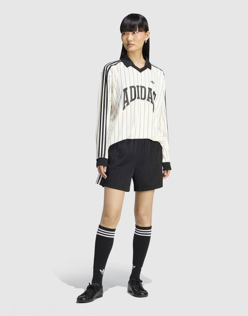 เสื้อแขนยาวผู้หญิง Pinstripe Football