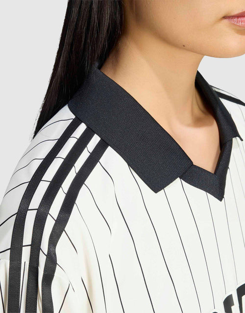 เสื้อแขนยาวผู้หญิง Pinstripe Football