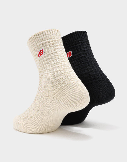 ถุงเท้า Waffle Knit Ankle 2 คู่