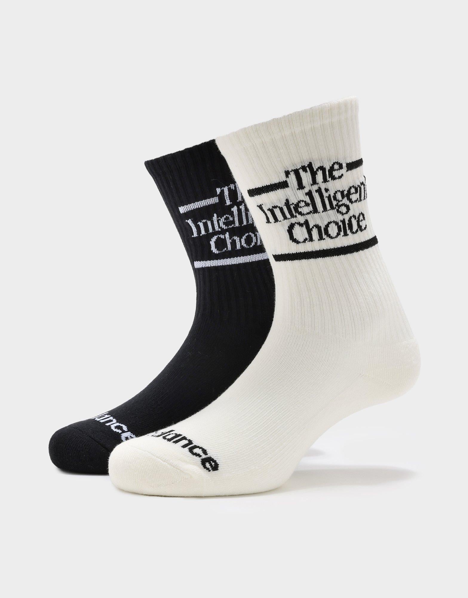 ถุงเท้า The Intelligent Choice Crew (แพค 2)