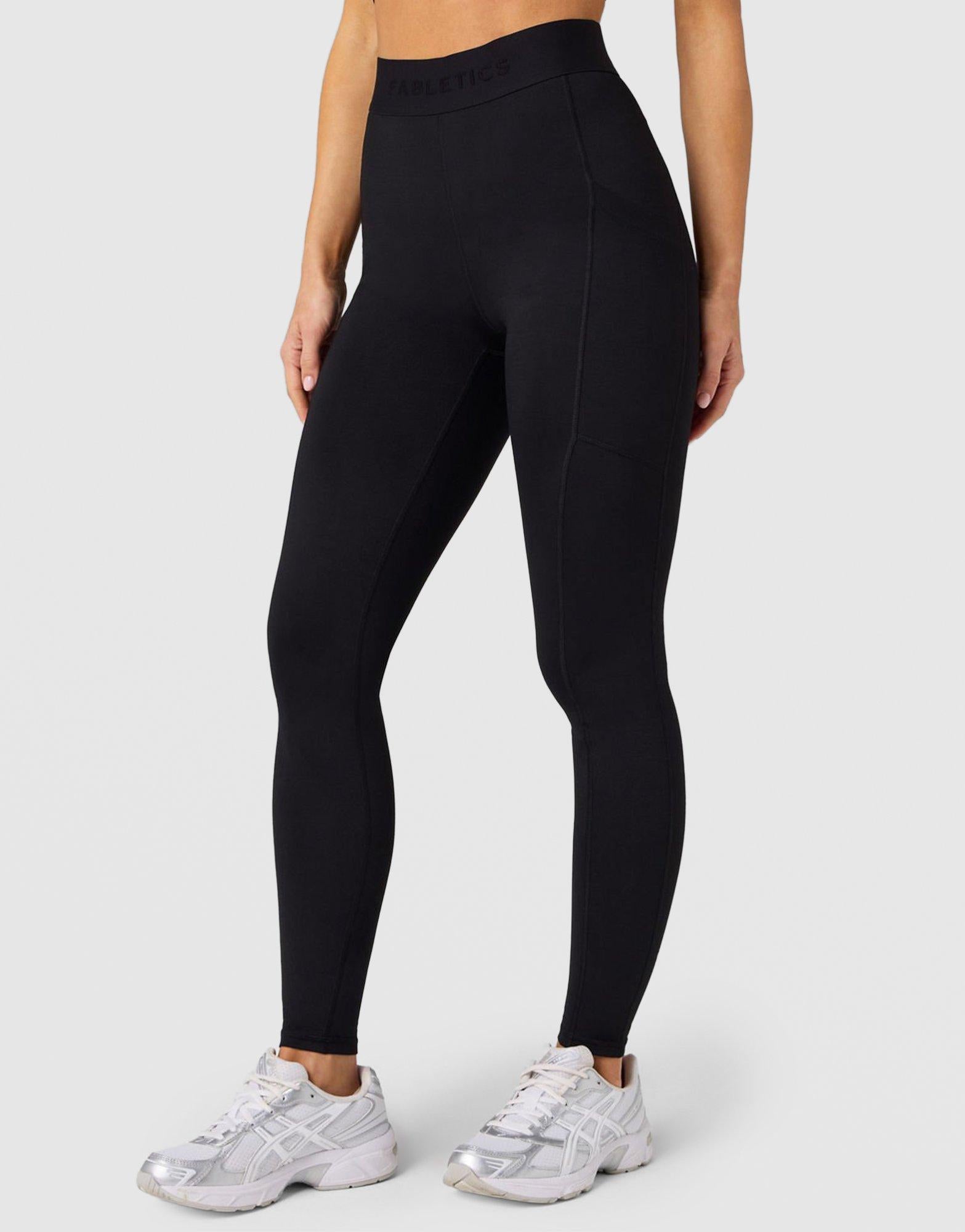 กางเกงเลกกิ้งผู้หญิง On-The-Go PowerHold High-Waisted