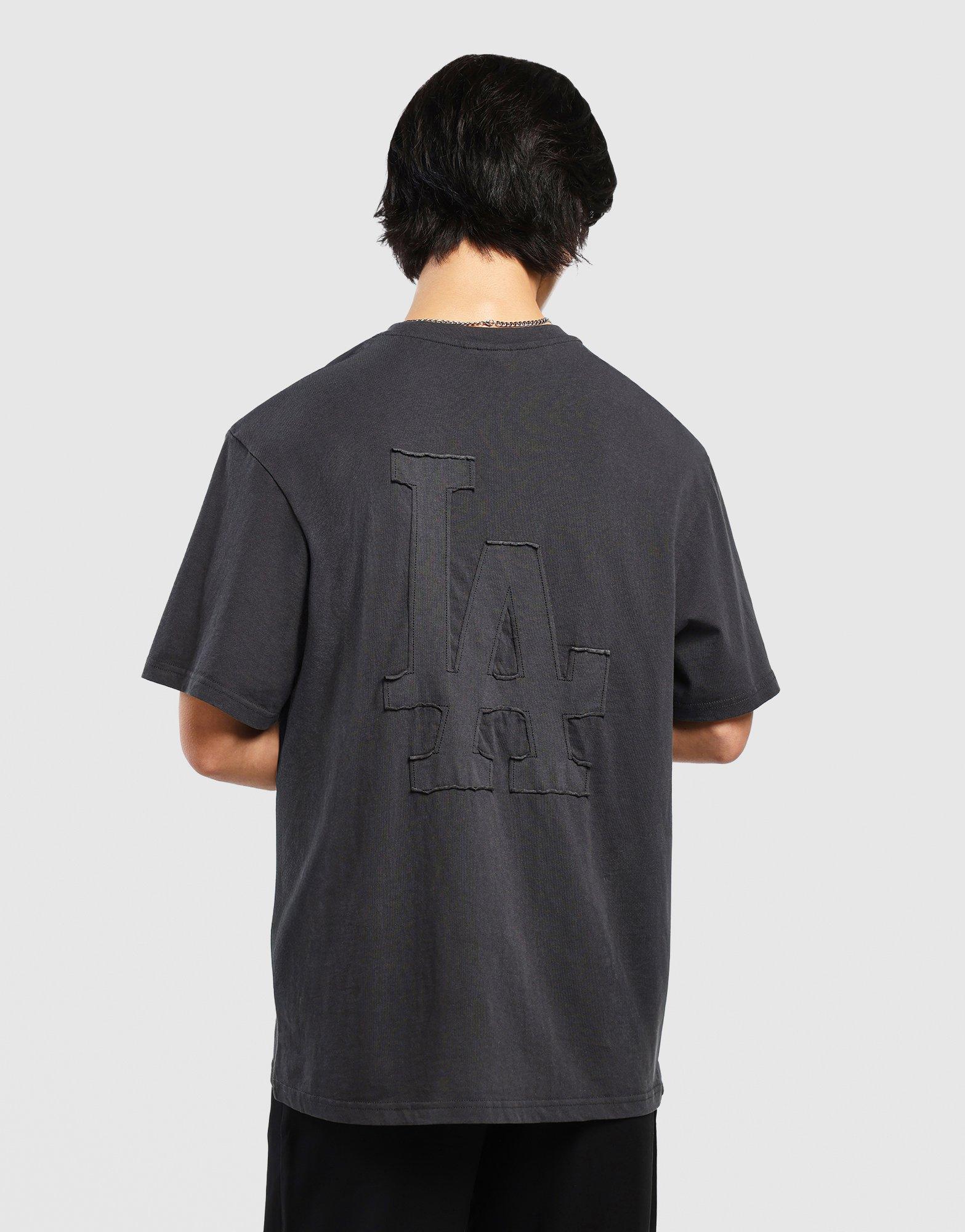 เสื้อยืดผู้ชาย Raw Edge Appliqué LA Dodgers