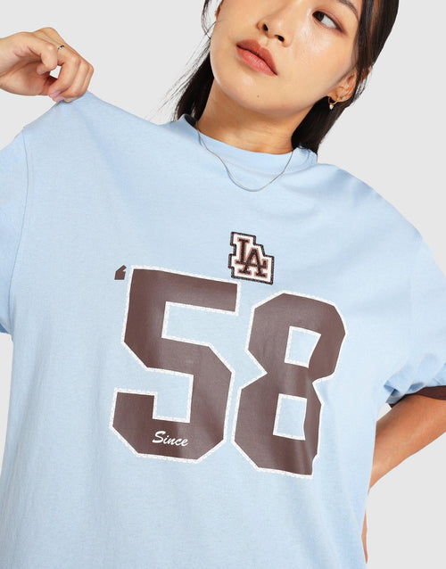 เสื้อยืดผู้หญิง Copperstown Mock Layer LA Dodgers
