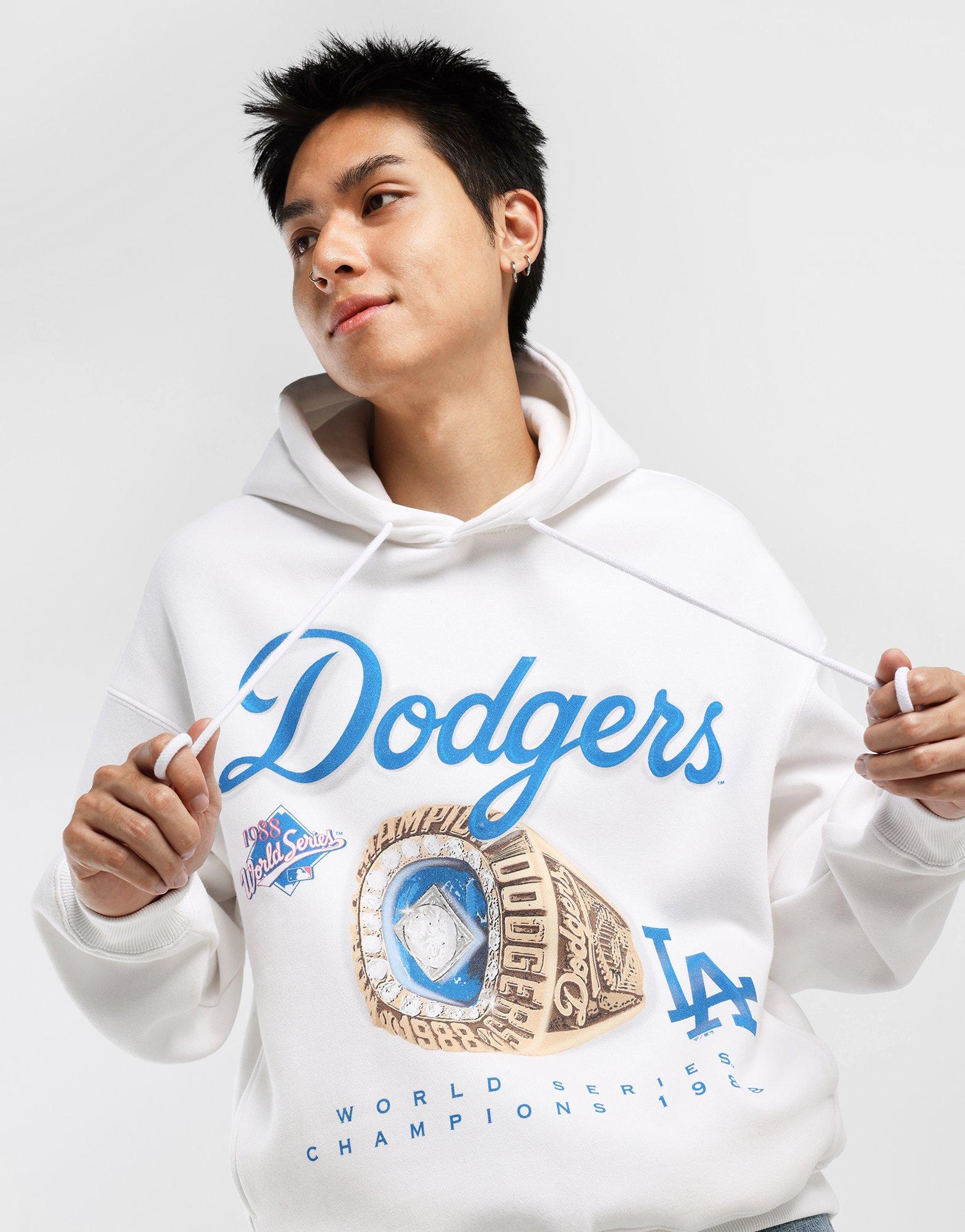 เสื้อฮู้ดดี้ผู้ชาย Boxy LA Dodgers