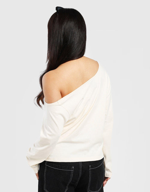 เสื้อแขนยาวผู้หญิง One-Shoulder NY Yankees