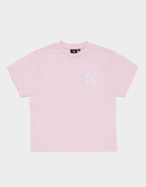 เสื้อยืดผู้หญิง Lace Applique NY Yankees