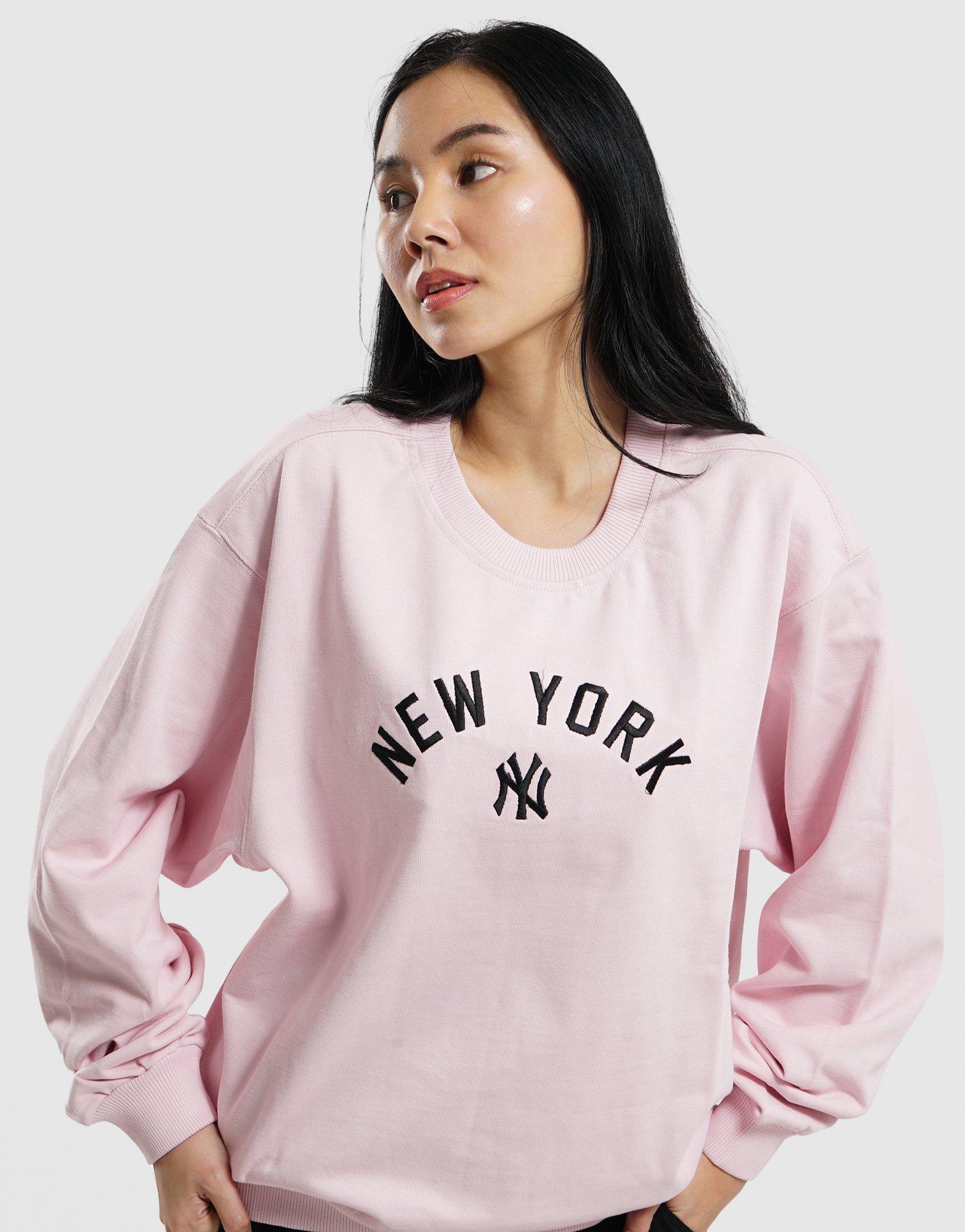 เสื้อแขนยาวผู้หญิง Arch Crew NY Yankees