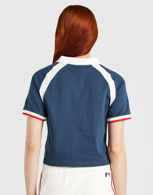 เสื้อแขนสั้นผู้หญิง Panel Crop Polo