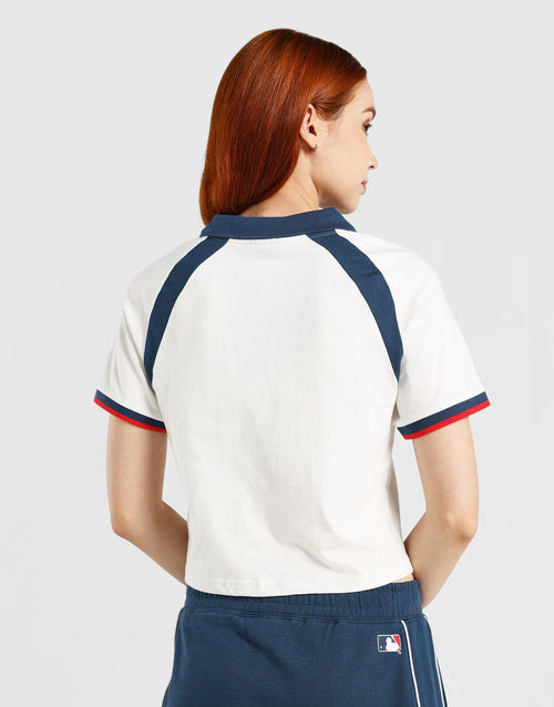 เสื้อแขนสั้นผู้หญิง Panel Crop Polo