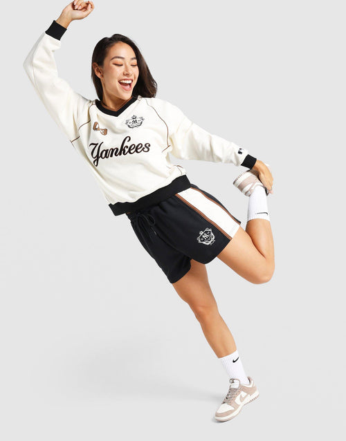 กางเกงขาสั้นผู้หญิง Panel Mesh