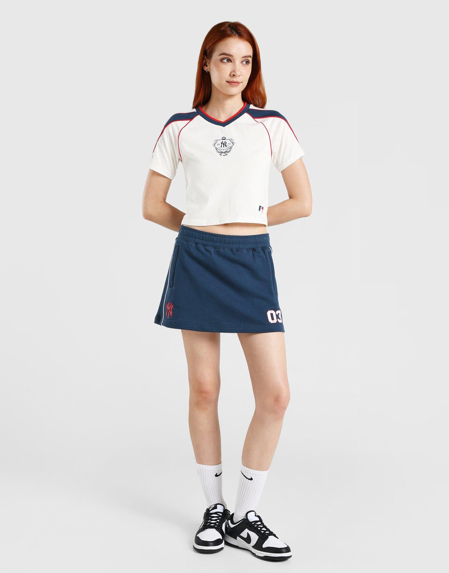 กระโปรงผู้หญิง Pipe Mini NY Yankees