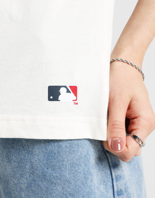 เสื้อแขนสั้นผู้หญิง Off Shoulder NY Yankees