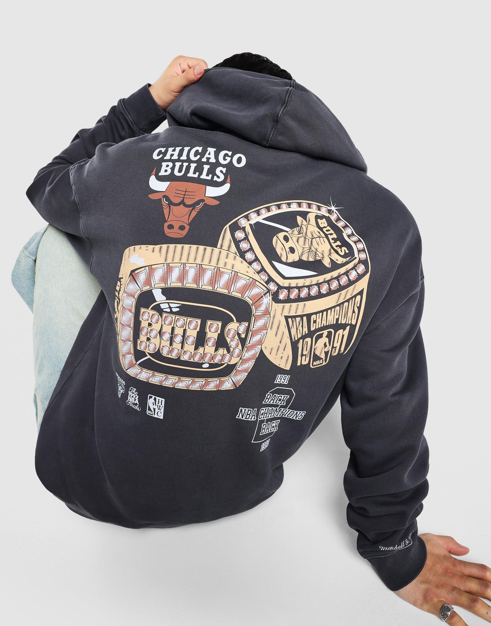เสื้อฮู้ดดี้ผู้ชาย Back 2 Back Chicago Bulls