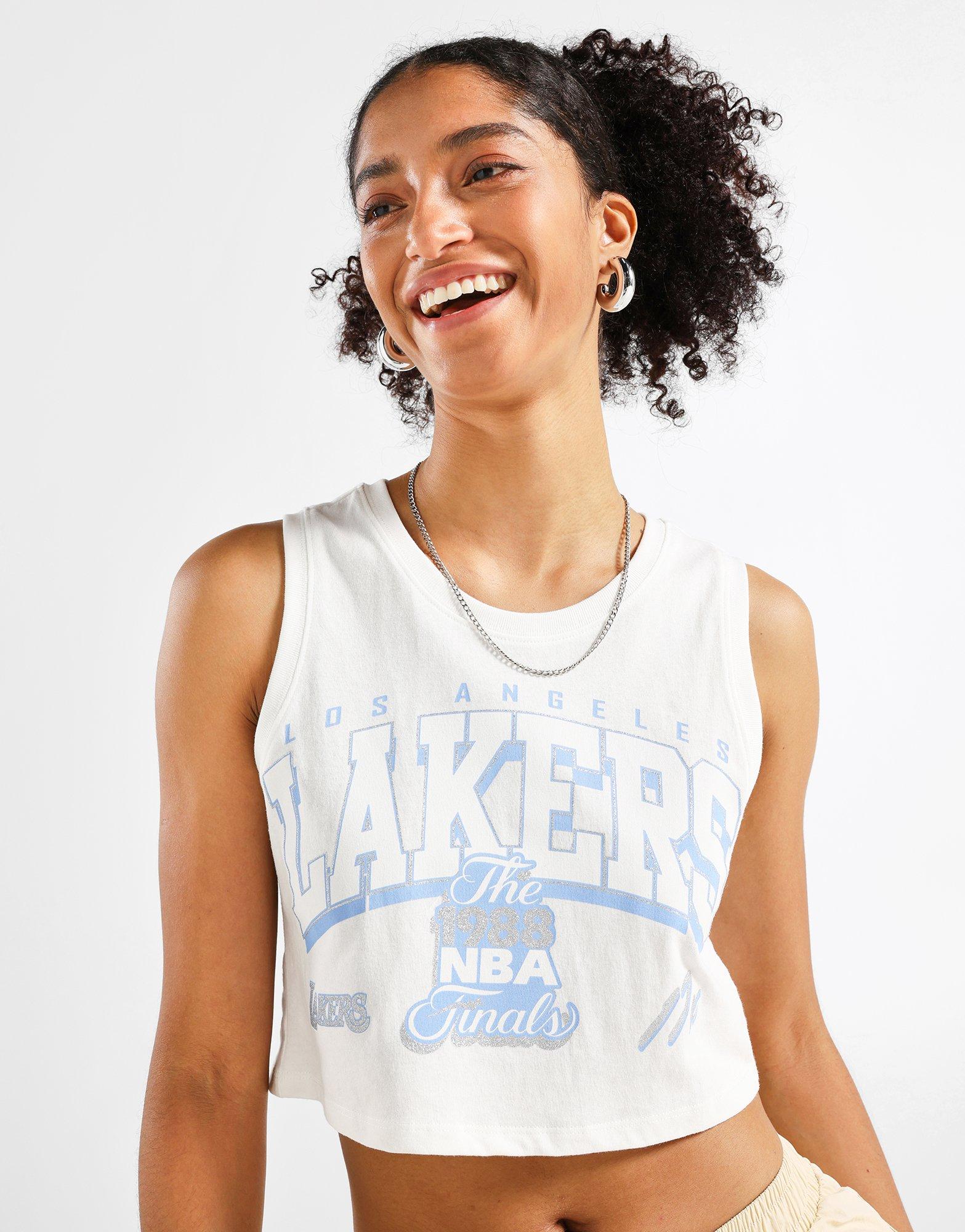 เสื้อกล้ามผู้หญิง Wrapped Cropped Jersey Lakers