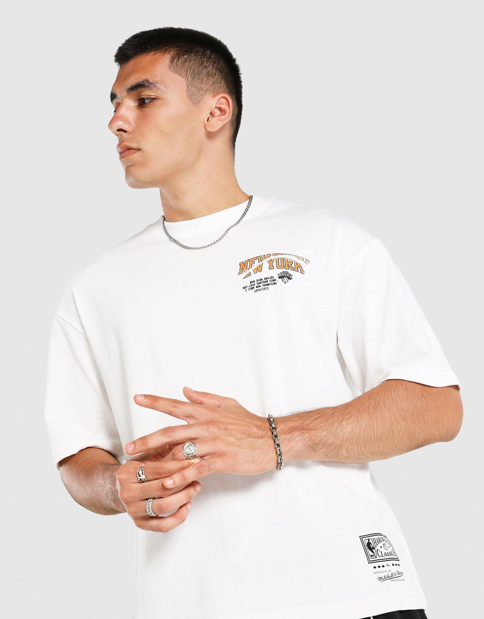 เสื้อยืดผู้ชาย New York Knicks Ripped Logo