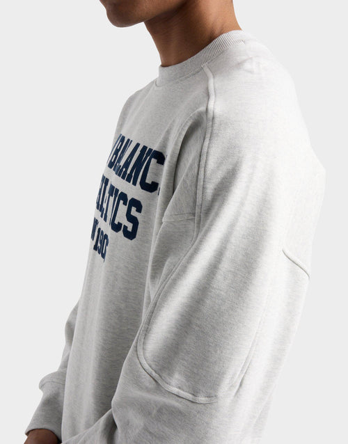 เสื้อแขนยาวผู้ชาย Varsity French Terry Graphic Crew