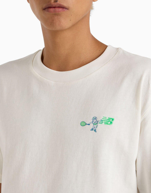 เสื้อยืดผู้ชาย Athlethic Relaxed Tennis Cartoon