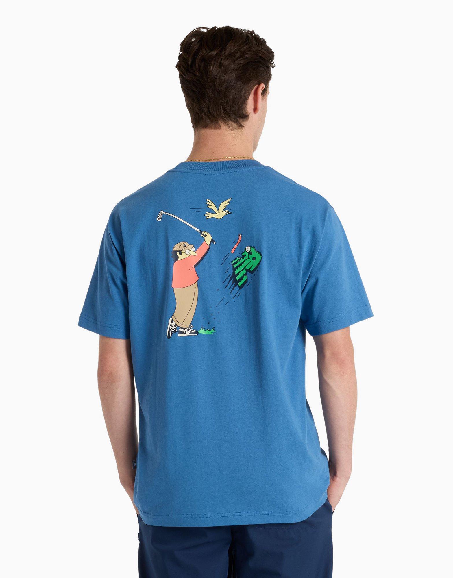 เสื้อยืดผู้ชาย Athlethic Relaxed Golf Cartoon