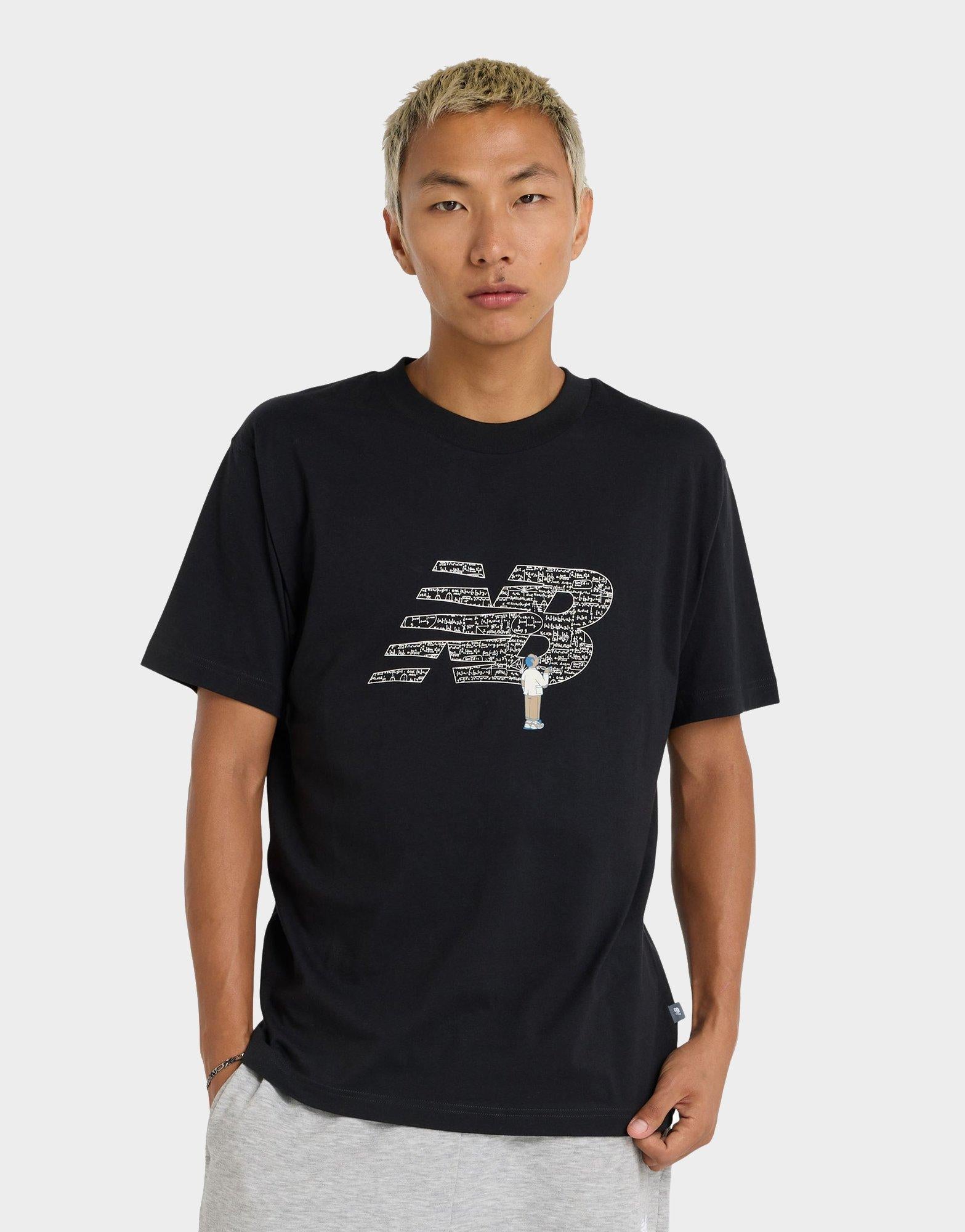 เสื้อยืดผู้ชาย Chalk Board Logo