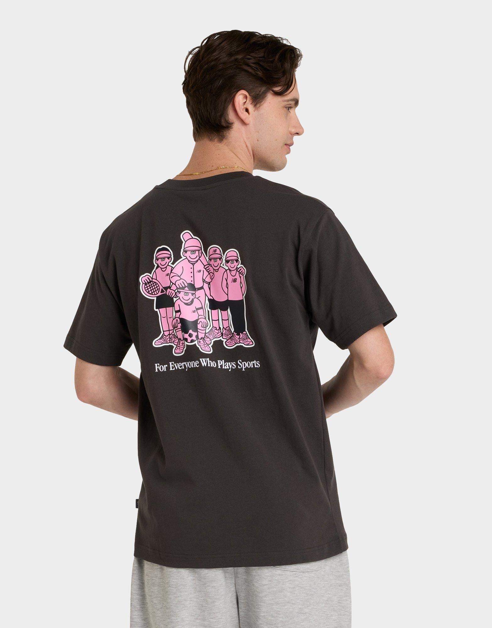 x Face Oka เสื้อยืดผู้ชาย Sports