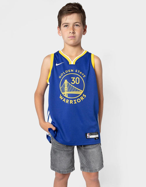 เสื้อกล้ามเด็กโต Youth Icon Swing Jersey Warriors Curry