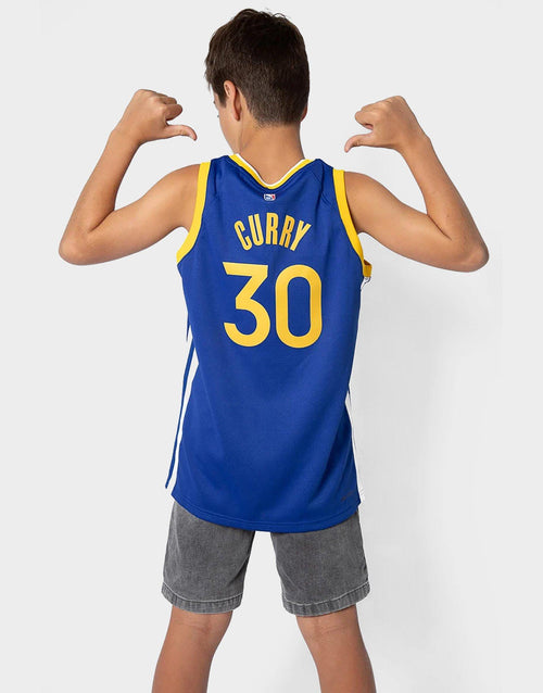 เสื้อกล้ามเด็กโต Youth Icon Swing Jersey Warriors Curry