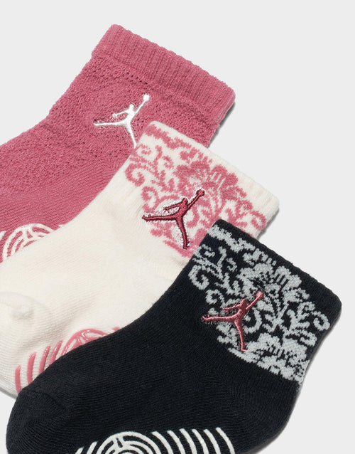 ถุงเท้าเด็กวัยหัดเดิน Floral Lace (แพค 3)